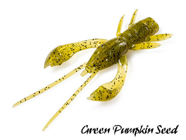 FishUp Real Craw Softbait 4,8 cm | Green Pumpkin Seed