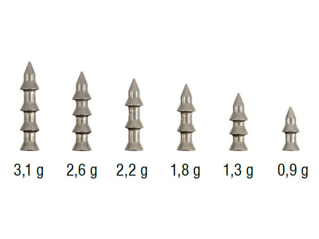 Kamatsu Tungsten Nail Weights (2 st.)