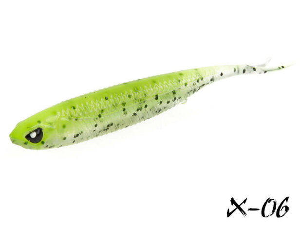 Lucky John 3D Makora Split Tail 7,6 cm X-06