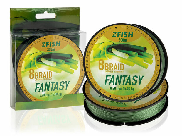 Gevlochten Lijn Fantasy 8-Braid 300 m.