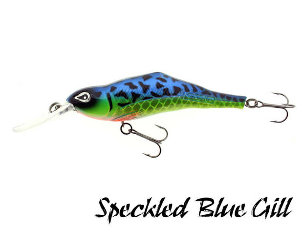 Rozemeijer Bottom Bouncer Plug 10 cm - Speckled Blue Gill