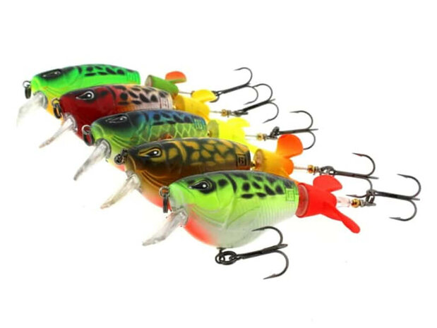 Rozemeijer Fat Dizzy Propellor Plug 9 cm (23 gr) - Speckled Fire Tiger