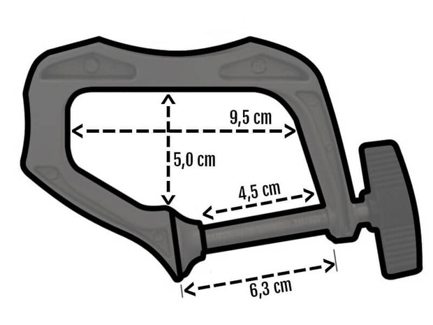 Bootsteun Extra Strong | Boot hengelsteun afmetingen