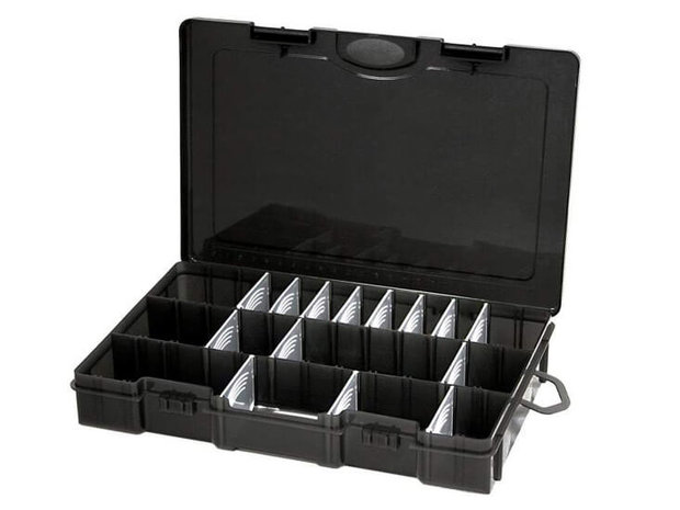 Tacklebox Zwart 27 x 17 cm.