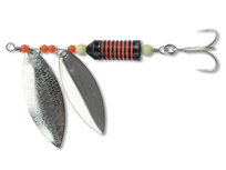 Hitman Twin Meerval Spinner Silver 100 gr. Hitman Twin Meerval Spinner Silver 100 gr.